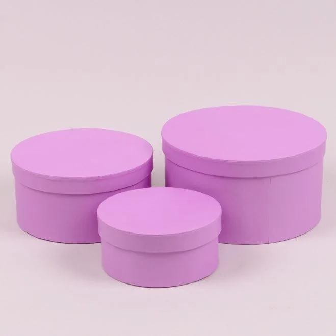 Комплект коробок для цветов Flora Фиолетовый 3 шт. (38250) - фото 2