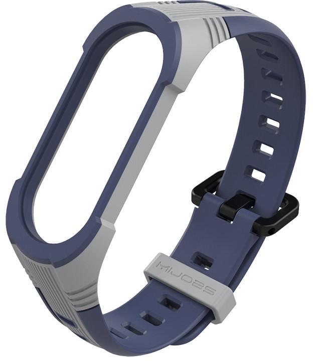 Ремінець Mijobs Sport для Mi Band 5/6 Grey-Blue (15094) Ремінець Mijobs Sport для Mi Band 5/6 Grey-Blue (15094)