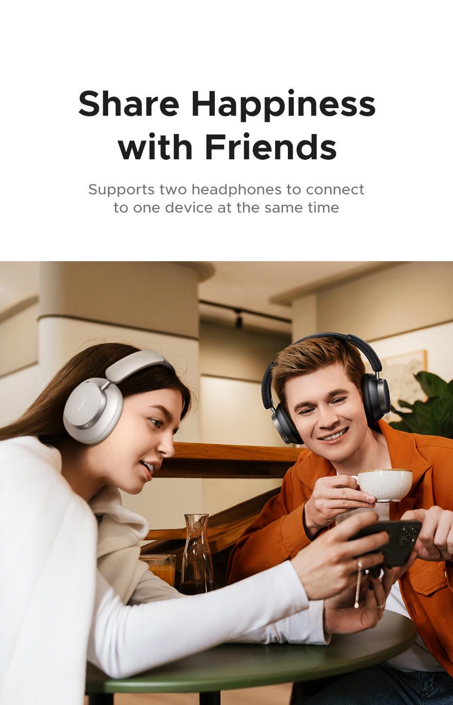 Навушники бездротові Ugreen Studio Pro ANC 48 дБ Hi-Res Audio LDAC до 120 годин (29516818) - фото 2 Навушники бездротові Ugreen Studio Pro ANC 48 дБ Hi-Res Audio LDAC до 120 годин (29516818) - фото 2