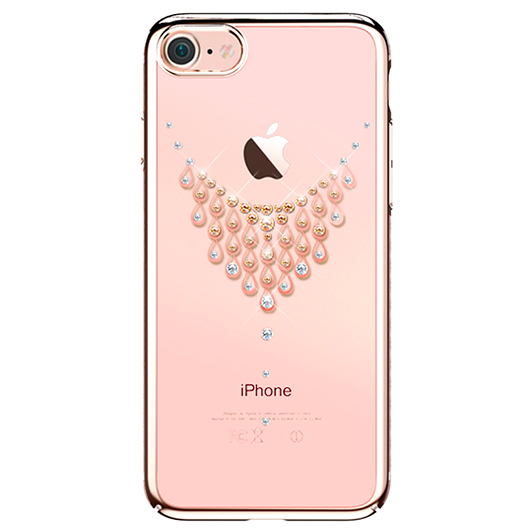 Чехол-накладка KingXBar Swarovski Starry Sky Series for iPhone 7/8/SE 2020, Rose Gold Dew