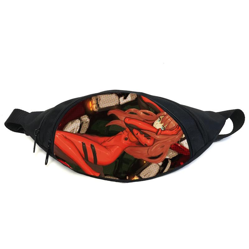 Поясна сумка-бананка Cappuchino toys Евнгеліон GB Evan 03 Чорний (2087115239)