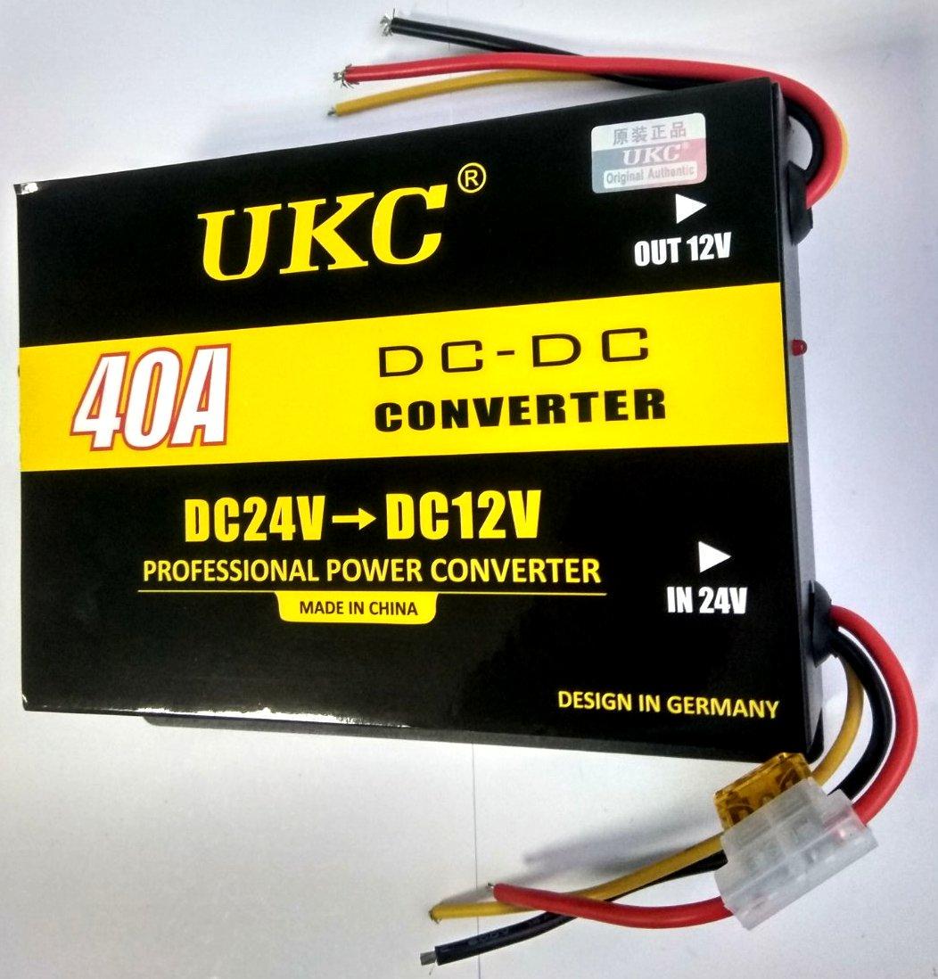 Перетворювач автомобільний UKC DDC-40A c 24 в 12 V 40 A (000045744) - фото 2