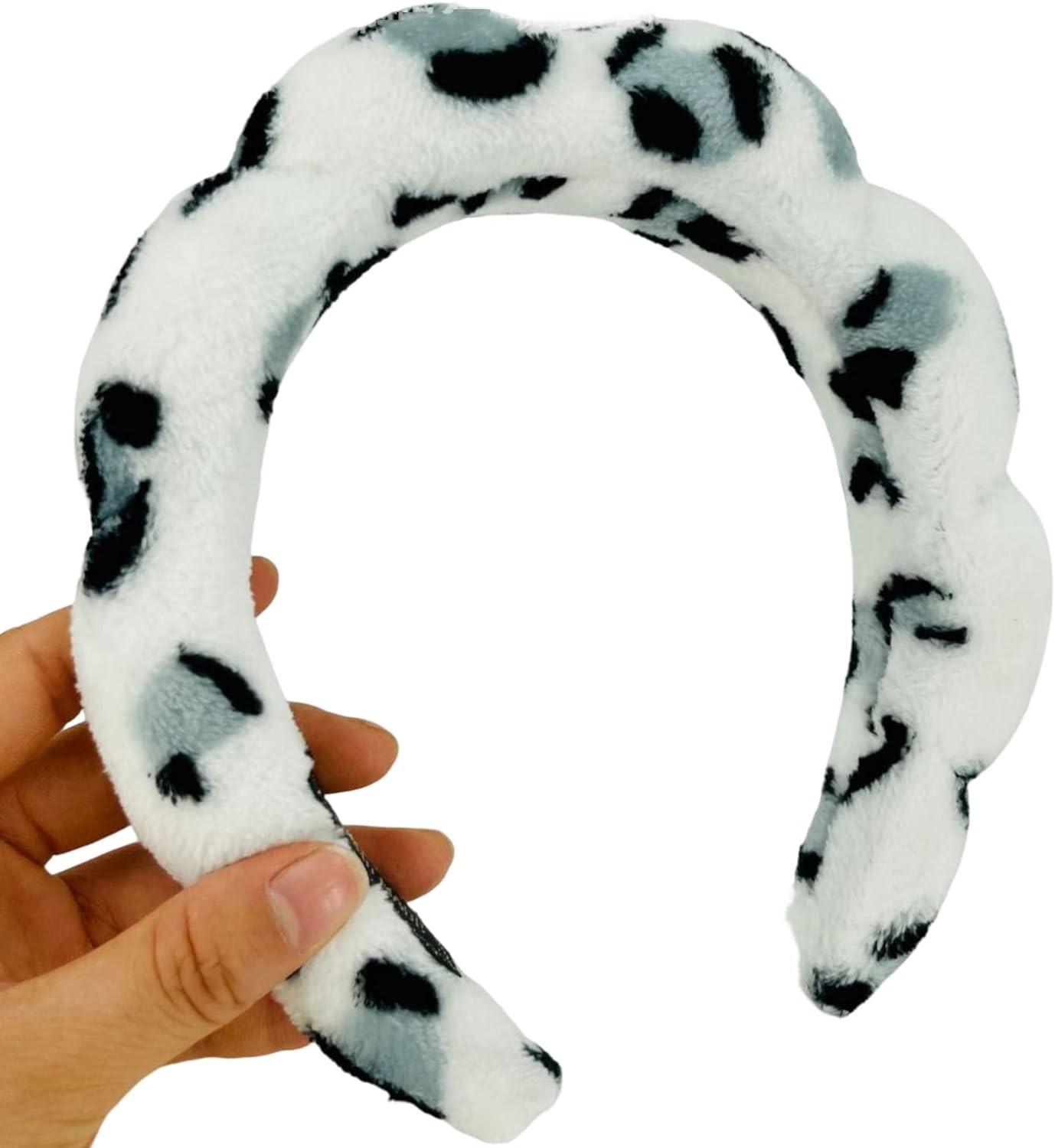 Набор косметический обруч на голову/нарукавники-напульсники для умывания Черный/Белый - фото 2 Набор косметический обруч на голову/нарукавники-напульсники для умывания Черный/Белый - фото 2