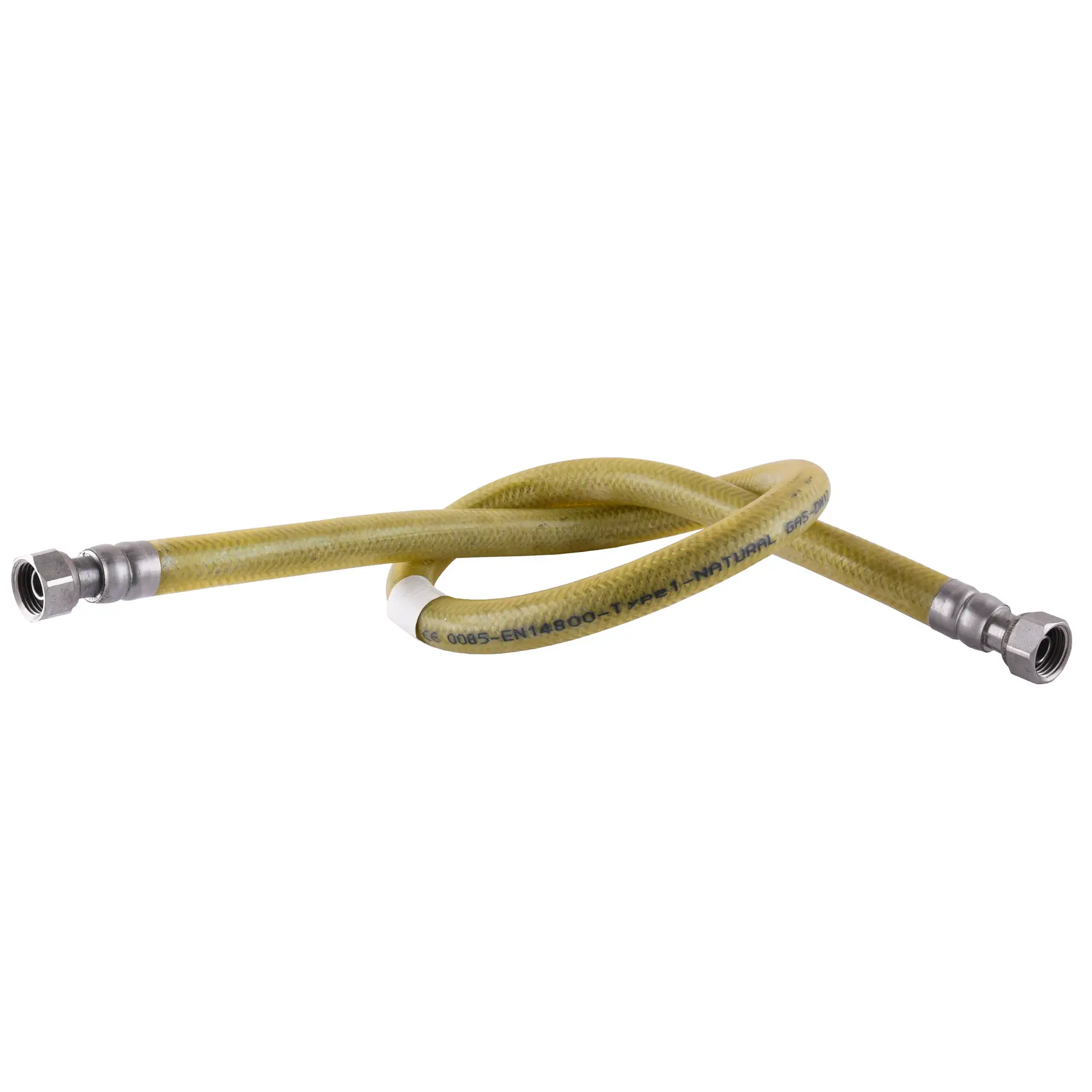 Шланг газовый TUCAI 1/2х1/2" ВВ 1,0 м PressINOX-HG1212 (8621)