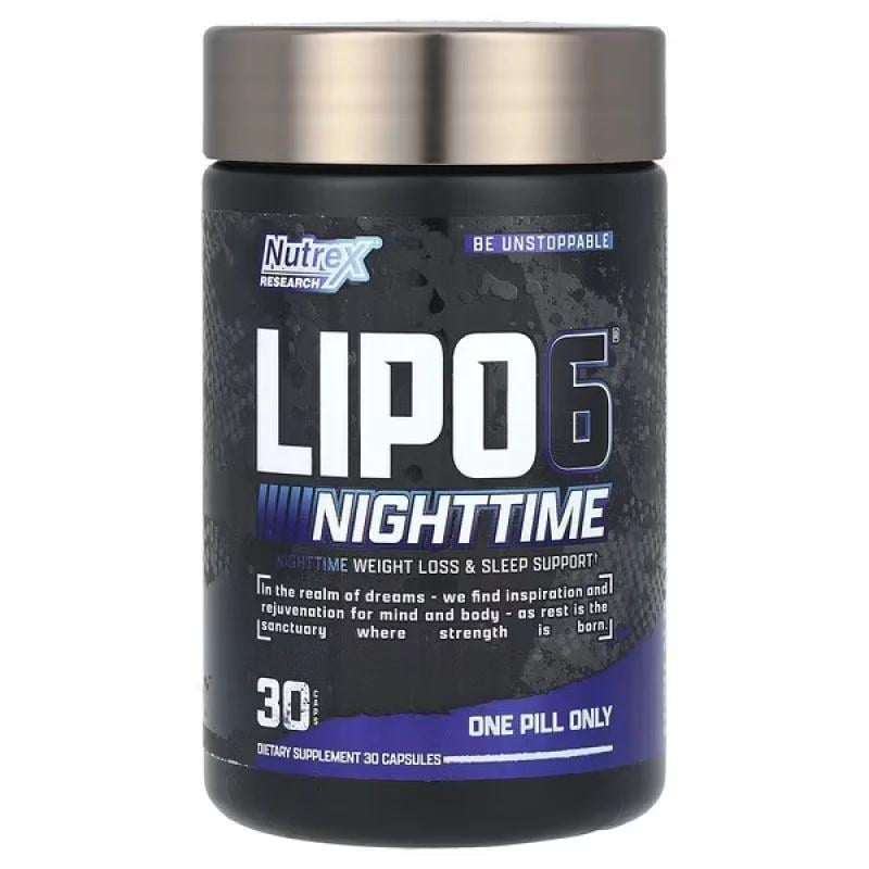 Жиросжигатель Nutrex Lipo-6 Black Nighttime UC 30 капс. (1514)