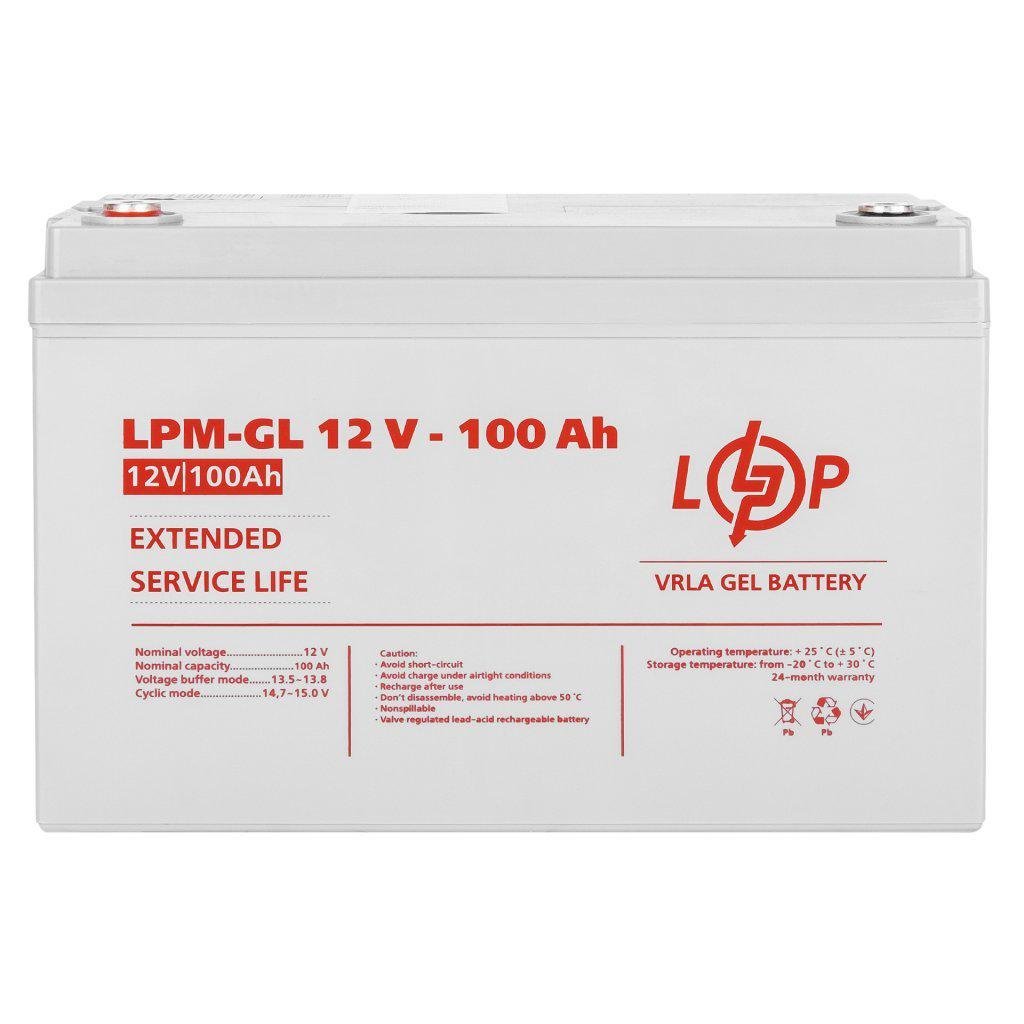 Акумулятор гелевий LogicPower LPM-GL 12V 100 Ah (23690248)