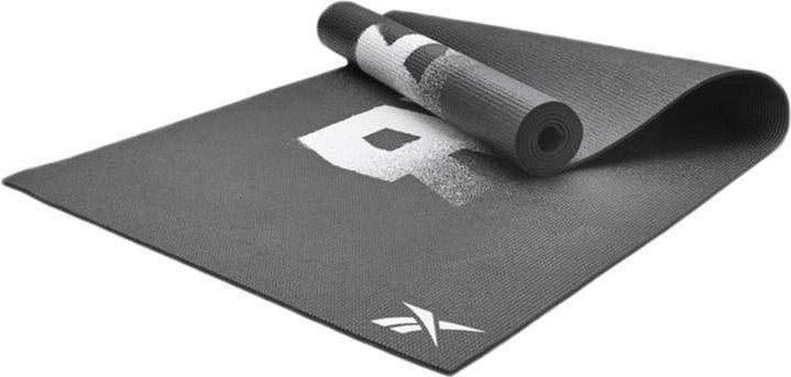 Килимок для йоги двосторонній Reebok DOUBLE SIDED 4MM YOGA MAT Чорно-білий (RAYG-11030BK)