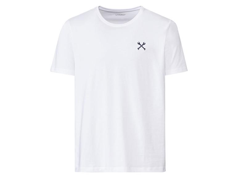Мужская футболка Livergy M 48/50 Белый (0086M0046)