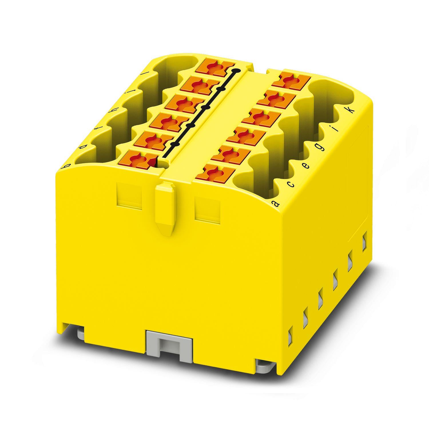Розподільний блок Phoenix Contact PTFIX 12X2,5 YE 450В 24A Push-in Жовтий (3273292) Розподільний блок Phoenix Contact PTFIX 12X2,5 YE 450В 24A Push-in Жовтий (3273292)