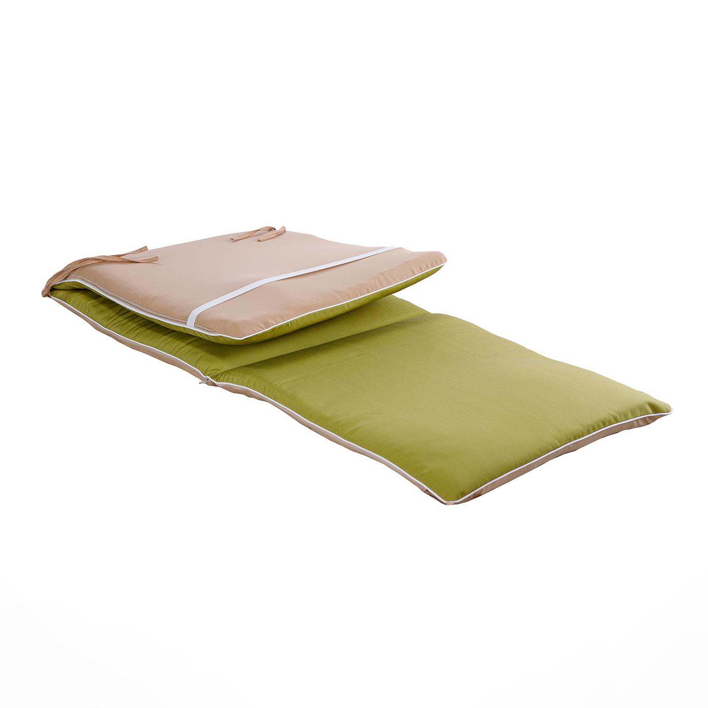 Матрас для шезлонга Ost-Fran TRIO тексилк 8510 189x58x5 см Салатовый (3761) - фото 2