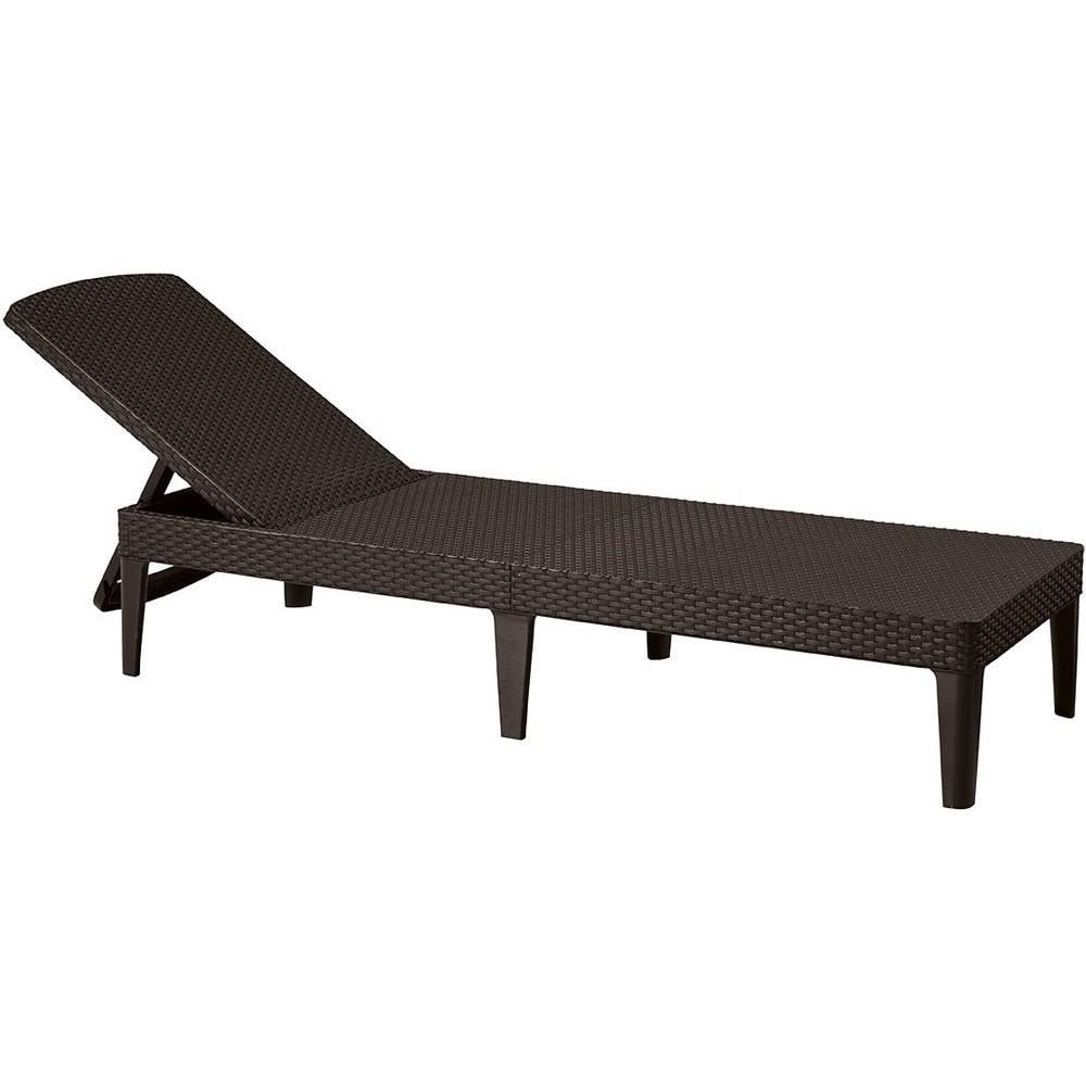 Шезлонг Keter Jaipur Sun lounger Коричневый (237958)