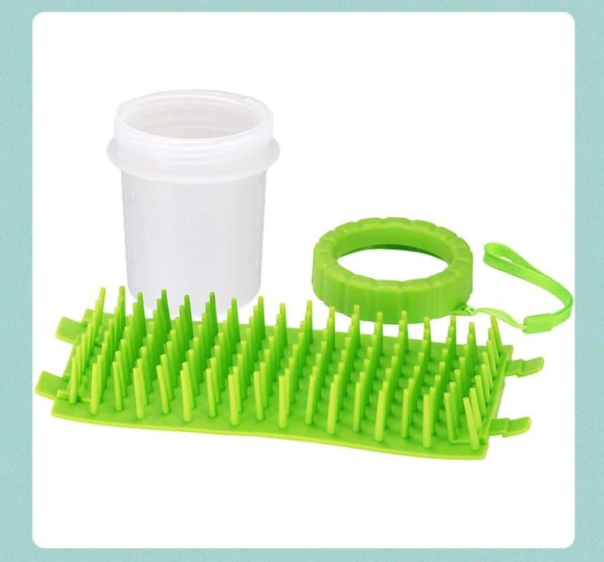 Лапомойка Soft gentle silicone bristles для мытья лап собак и других животных Зеленый - фото 3