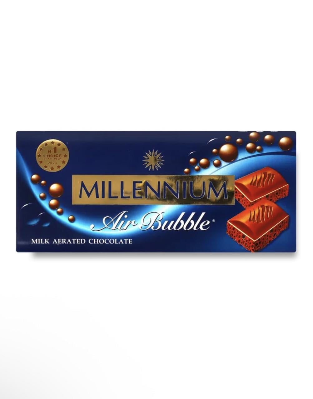Шоколад молочний Millennium пористий 90 г
