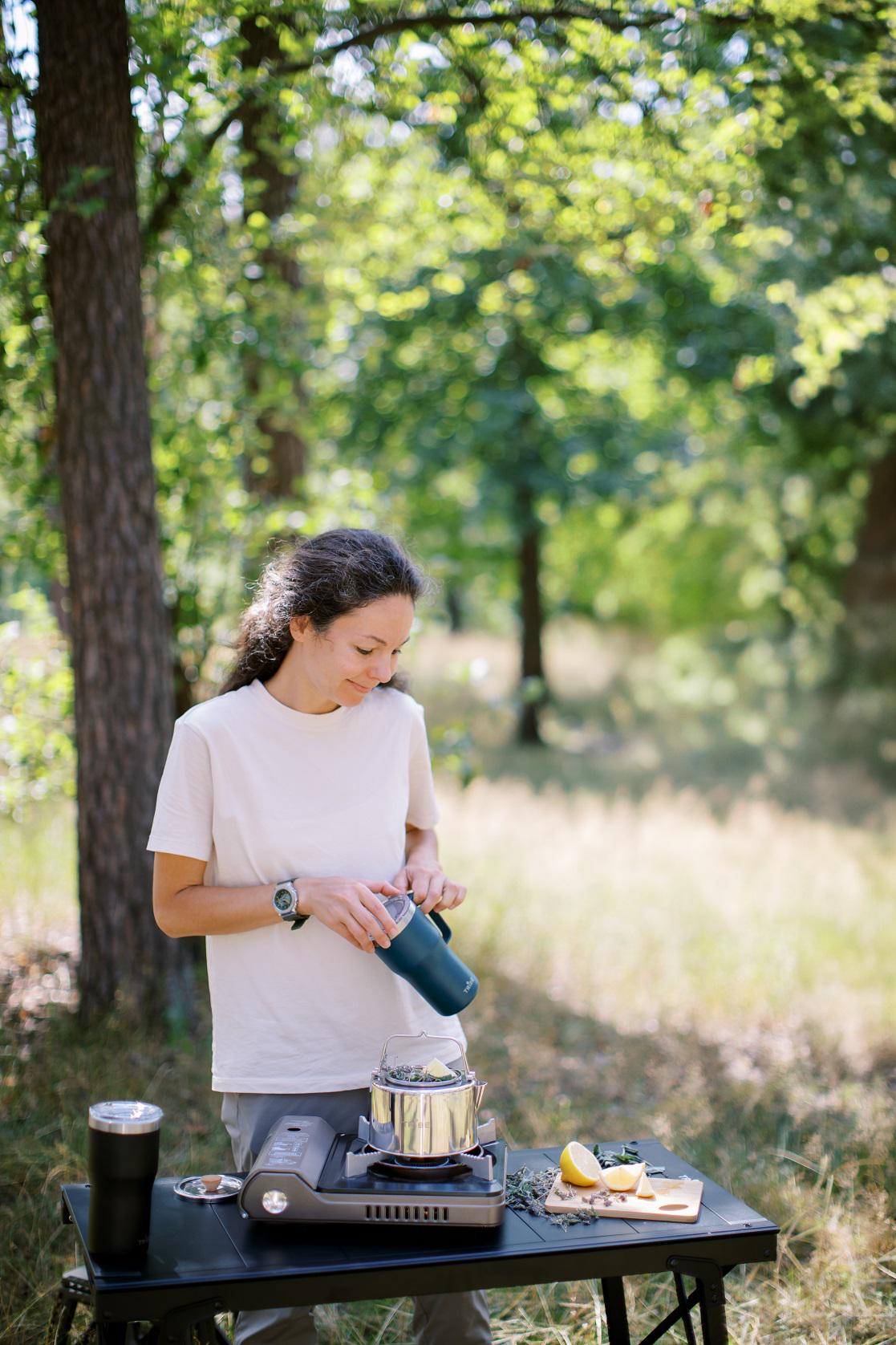 Чайник туристический Tribe Kettle из нержавеющей стали 1,2 л (T-FI-0010-metal) - фото 3