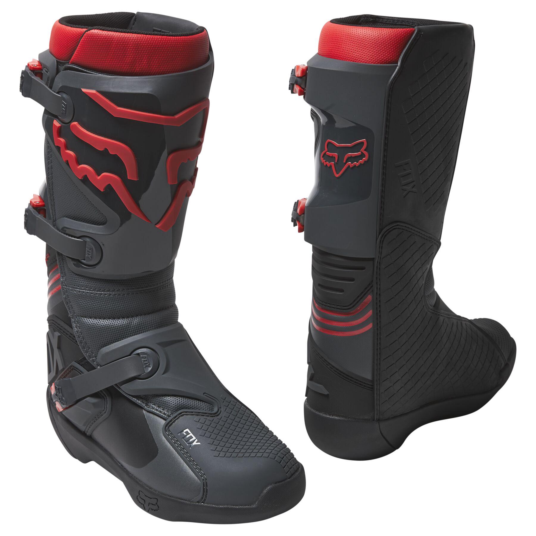 Мотоботи Fox COMP Boot р. 43 Black/Red (16284)