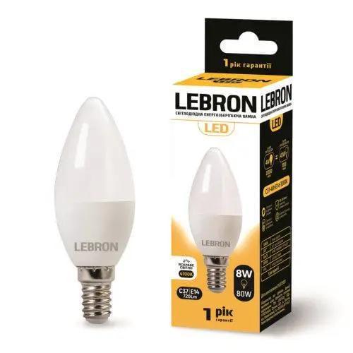 LED-лампа Lebron L-С37 8W 220V Е14 4100K 720 Lm (28689232)