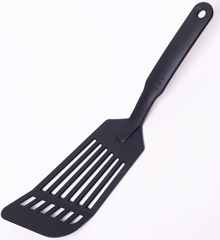 Лопатка Kamille Anselm з прорізами 32 см нейлонова подовжена (KM-5022)