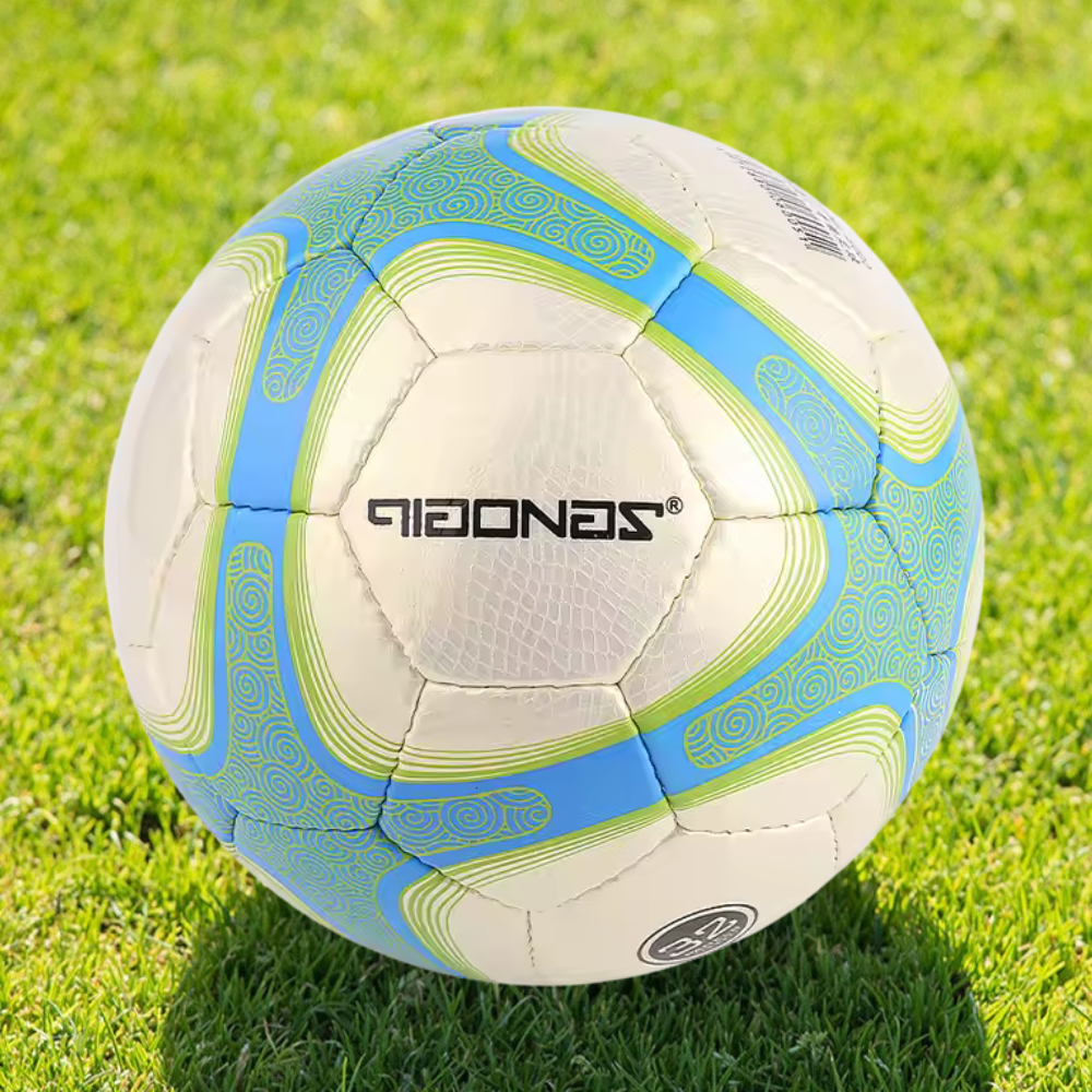 Футбольный мяч профессиональный игровой для тренировок детей и взрослых Standard 5 Золотисто-зеленый