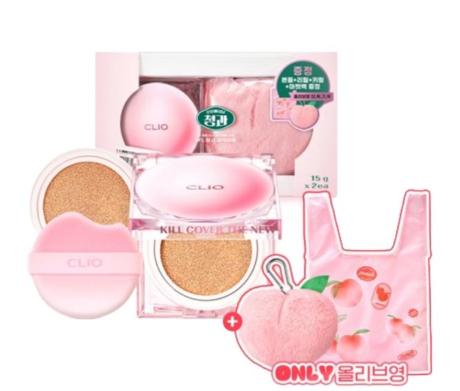 Кушон в лимитированном дизайне Clio Kill Cover Founwear Cushion Set Peach Edition 02 Lingerie (8809970751866) - фото 3