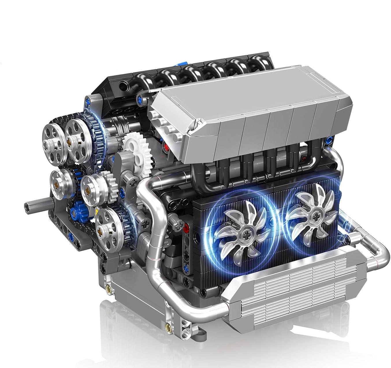 Конструктор мотор BMW S55 Inline-6 ​​Engine Mould King моторизованный детский 744 дет. (36191266)