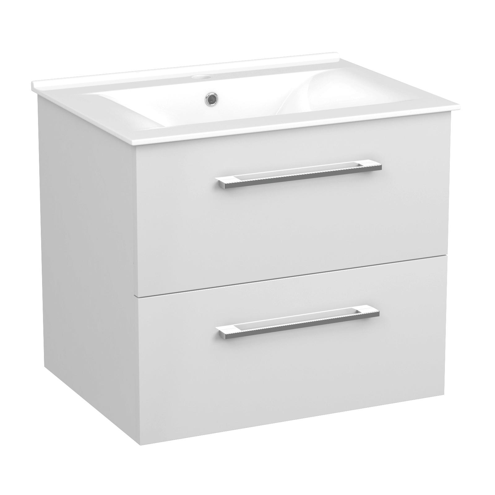 Тумба з умивальником підвісна VOLLE NEMO 15-17-60N 61,5x54,5x46,5 см Білий (97157) Тумба з умивальником підвісна VOLLE NEMO 15-17-60N 61,5x54,5x46,5 см Білий (97157)