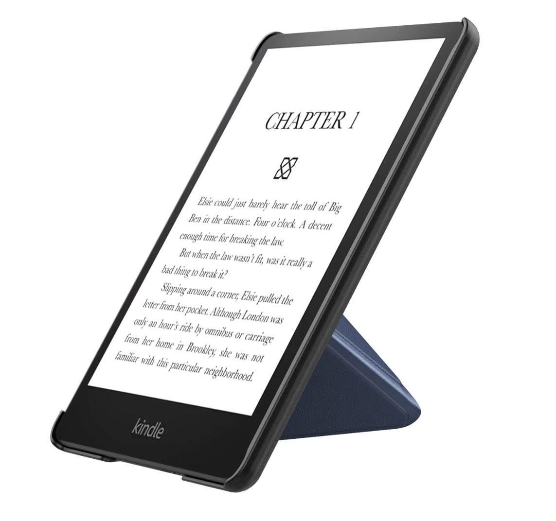 Чехол-обложка Primolux Transformer для книги Amazon Kindle Paperwhite 12th Gen. 2024 Dark Blue (26568980) - фото 2 Чехол-обложка Primolux Transformer для книги Amazon Kindle Paperwhite 12th Gen. 2024 Dark Blue (26568980) - фото 2