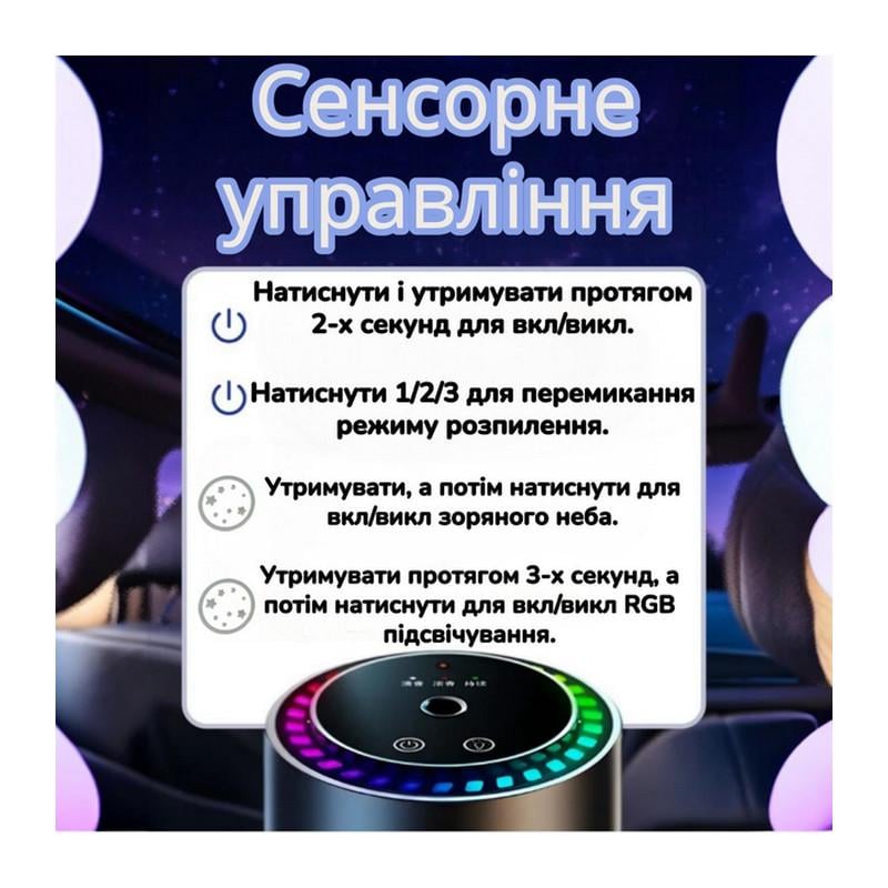 Ароматизатор и увлажнитель воздуха с подсветкой Звездное небо (4875-Leader) - фото 6 Ароматизатор и увлажнитель воздуха с подсветкой Звездное небо (4875-Leader) - фото 6