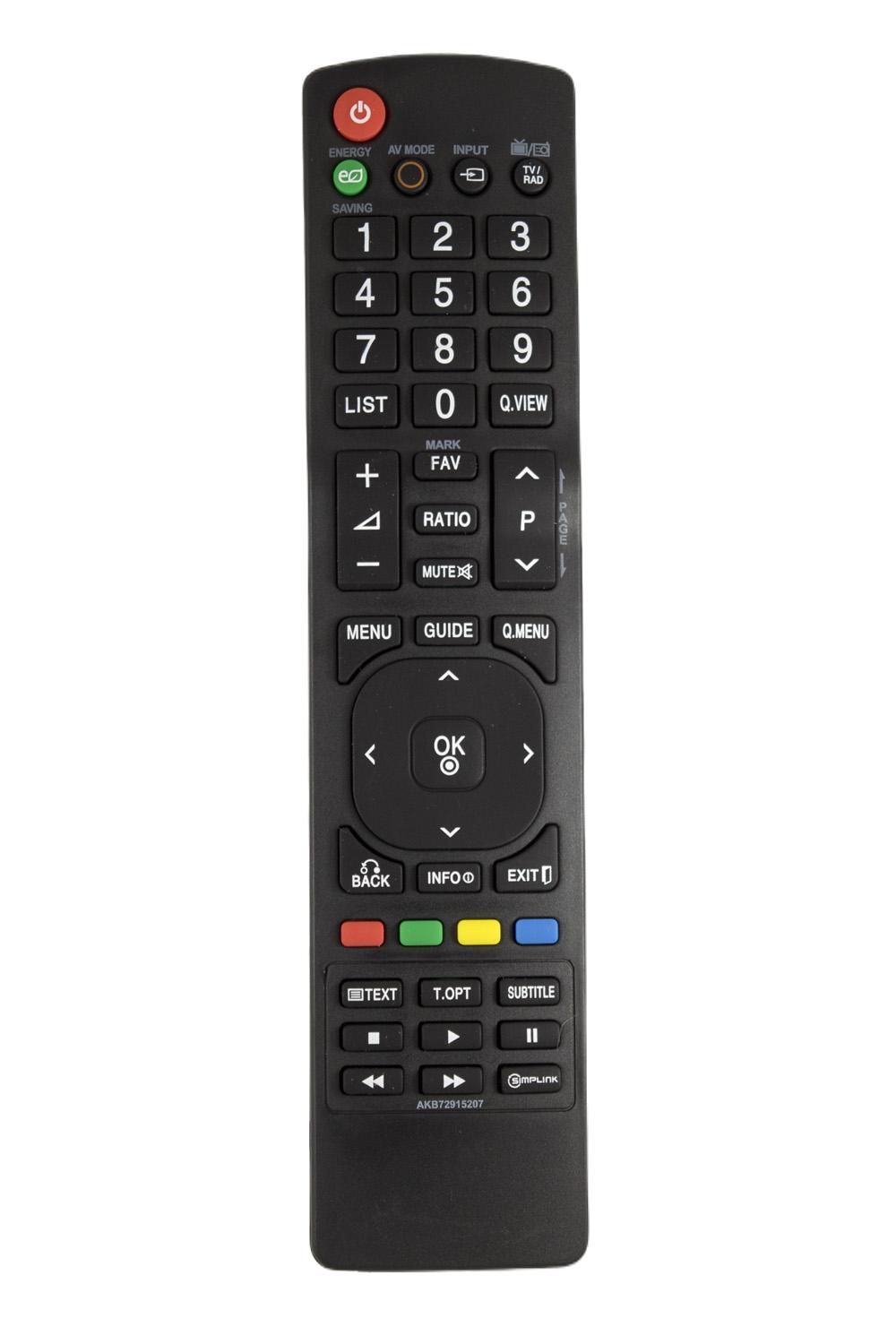 Пульт для телевизора LG AKB72915207 (1521)