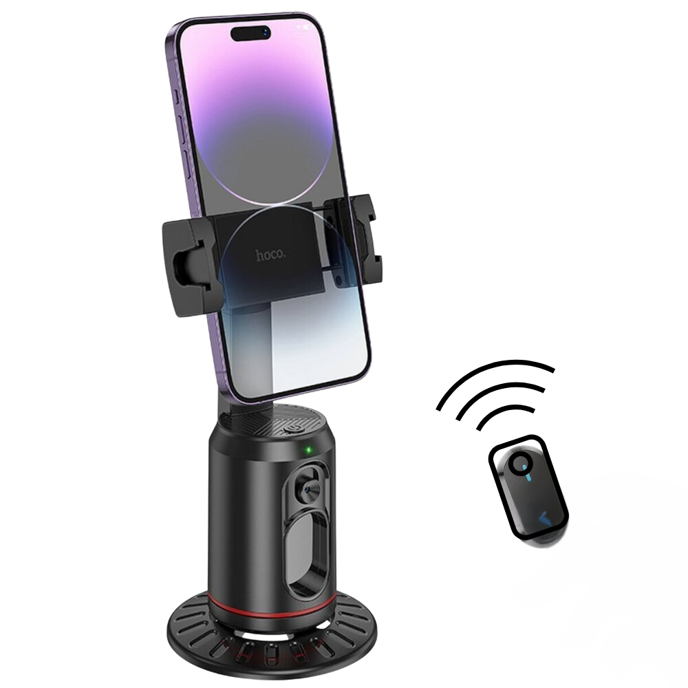 Смарт-штатив настольный для телефона Hoco Bluetooth с пультом Черный (SmartK23) - фото 12