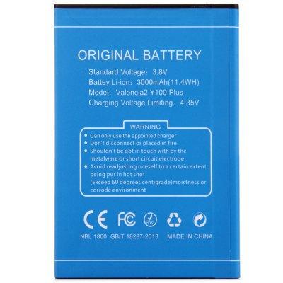 Батарея Doogee Y100 Plus 3000 mAh Valencia 2 Y100 Pro