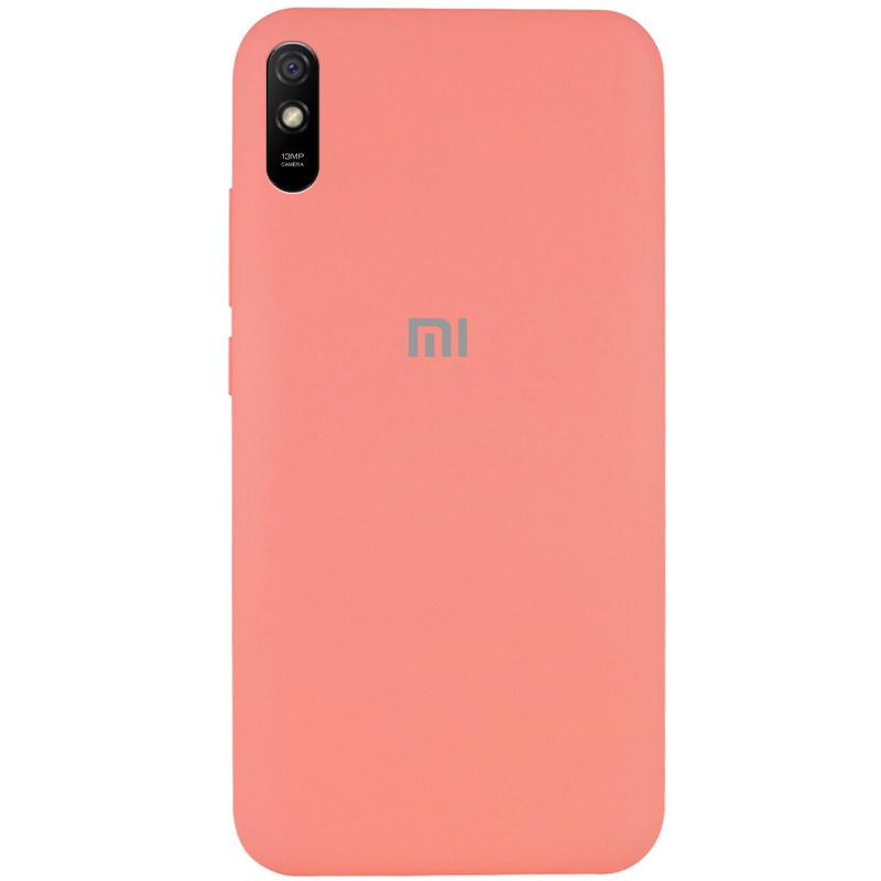 Противоударный Чехол Silicone Cover Full Protective (AA) для Xiaomi Redmi 9A Розовый/Peach