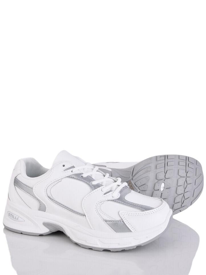 Кроссовки кожаные Stilli NN300-3 р. 37 Бело-серый