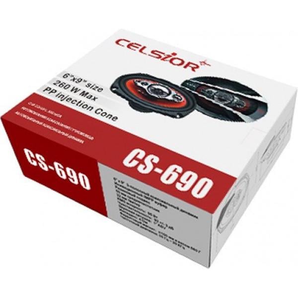 Автоакустика Celsior CS-690 Red - фото 6