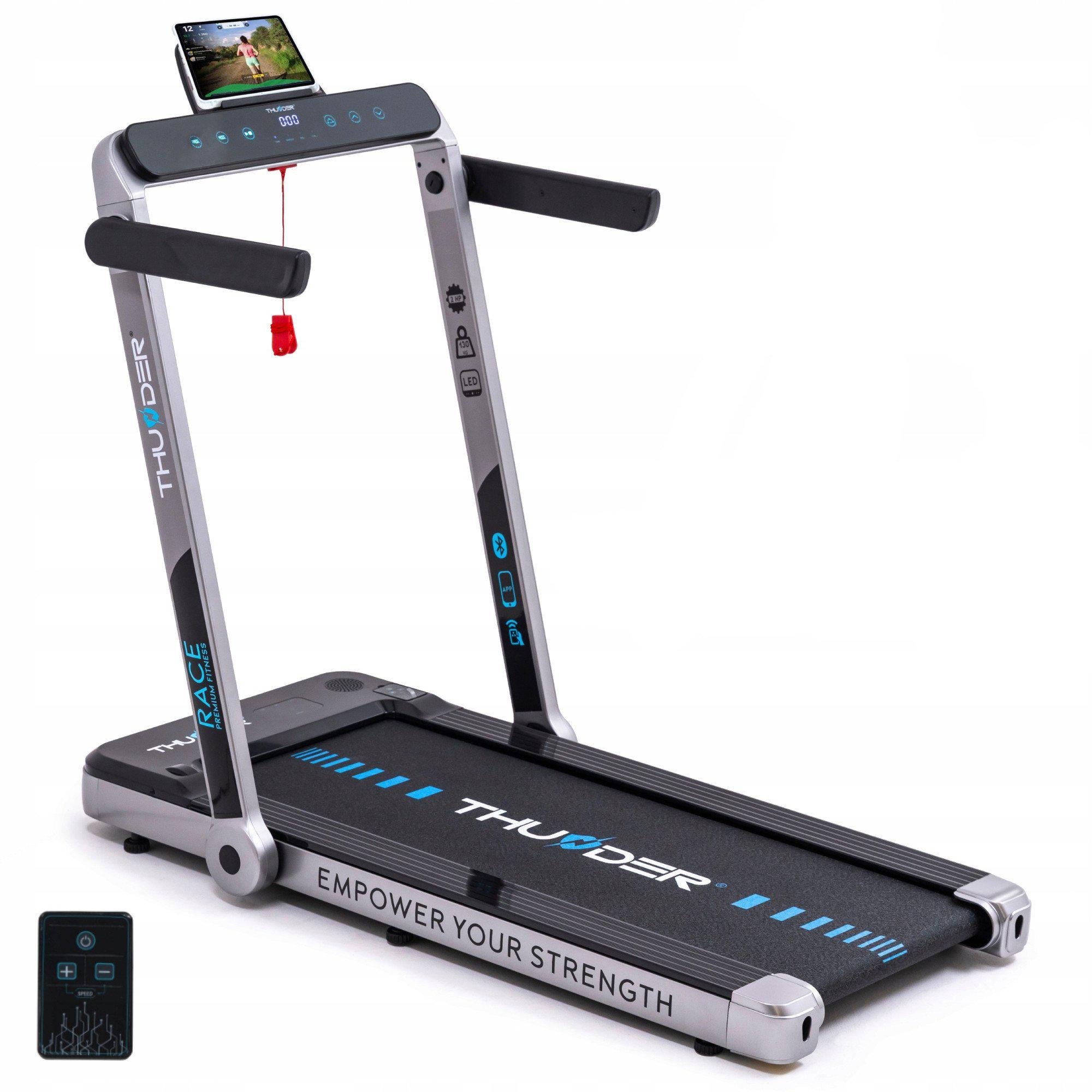 Беговая электрическая дорожка Thunder RACE-SILVER (448959)