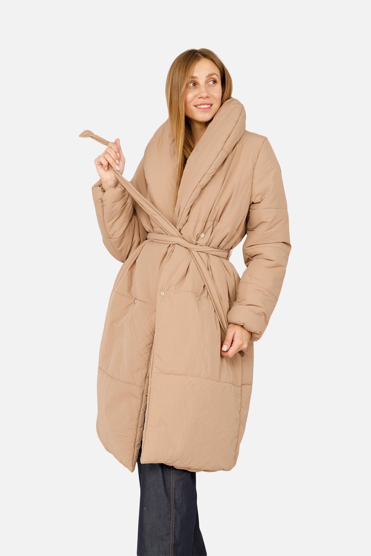 Куртка женская ЦБ-00260064 р. 42 Капучино (28422061) - фото 2 Куртка женская ЦБ-00260064 р. 42 Капучино (28422061) - фото 2