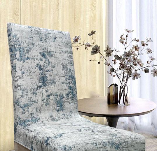 Чехол на стул Бетон натяжной со спинкой универсальный Серый (2190223576) Чехол на стул Бетон натяжной со спинкой универсальный Серый (2190223576)