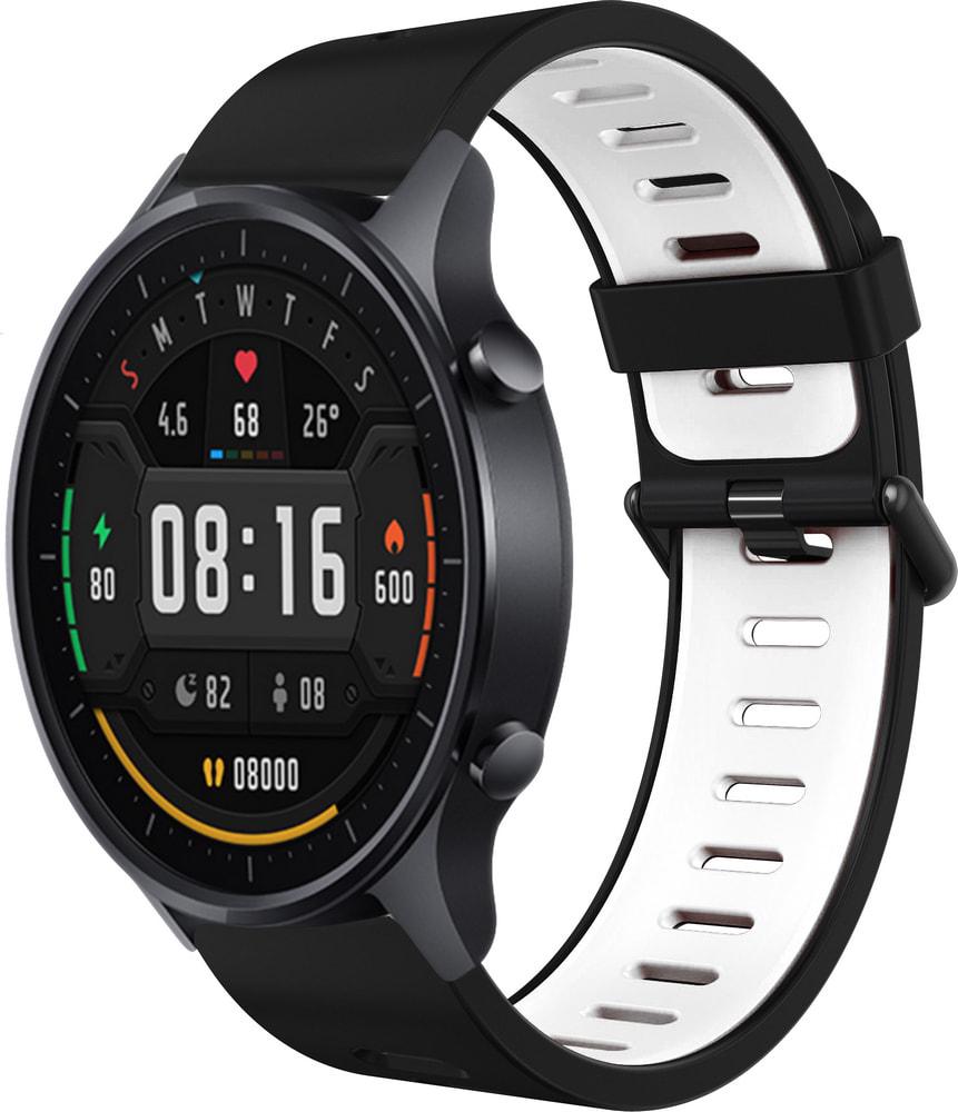 Ремешок Traf для Xiaomi Mi Watch Color Black-White (31496)