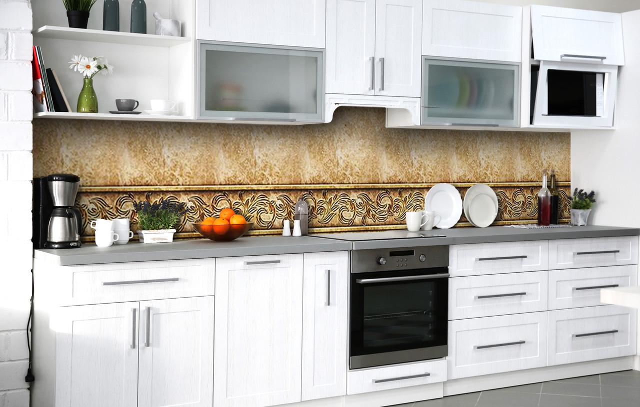 Кухонный фартук Узор на Граните виниловый самоклеющийся 600х2500 мм Бежевый Кухонный фартук Узор на Граните виниловый самоклеющийся 600х2500 мм Бежевый