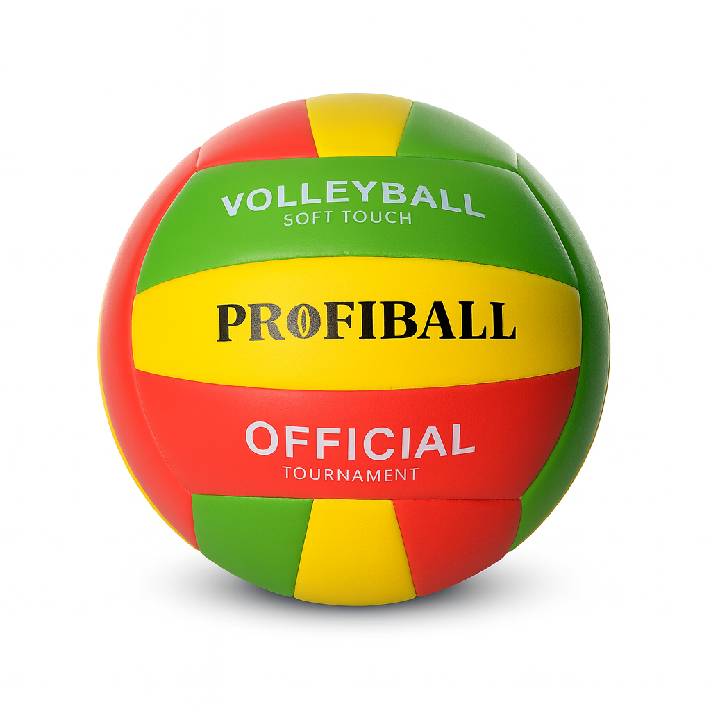 Волейбольный мяч PROFIBALL EN-3248 р. 5 Красный с желтым/Зеленый (29424763)