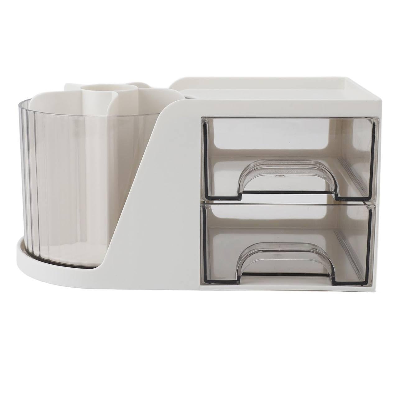 Органайзер для канцелярии с вращающимся стаканом на 6 отделений и выдвижными ящиками (0e577206) - фото 2 Органайзер для канцелярии с вращающимся стаканом на 6 отделений и выдвижными ящиками (0e577206) - фото 2