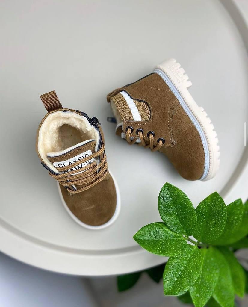 Ботинки зимние детские р. 21 Коричневый (754) - фото 5 Ботинки зимние детские р. 21 Коричневый (754) - фото 5