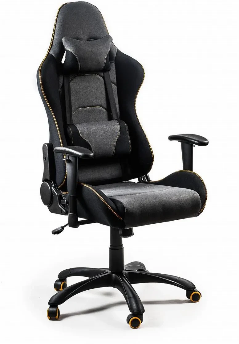 Комп'ютерне крісло геймерське Halmar Evolve Pro Gaming Чорно-сірий/Бежевий/Помаранчевий (VCHEVOLVE_GAMING_PROFOT)