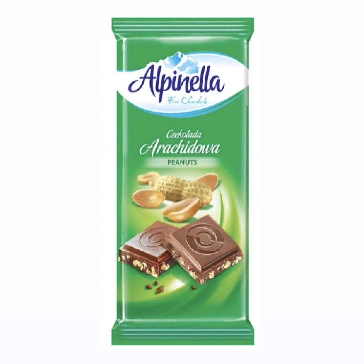 Шоколад Alpinella apахис 90 г