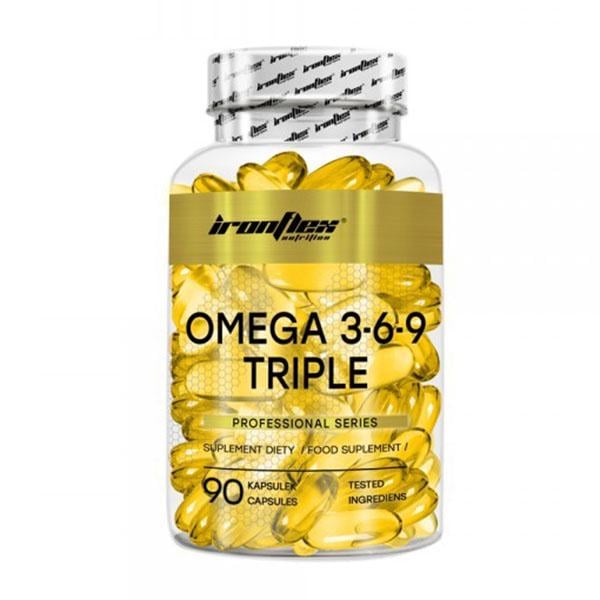 Омега для спорту IronFlex Omega 3-6-9 Triple 90 капс. (000024791)