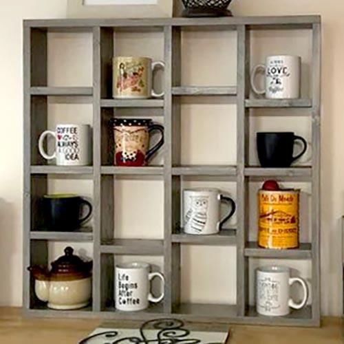 Полка для кружек из дерева Кармир Маренго (СДК-004019)