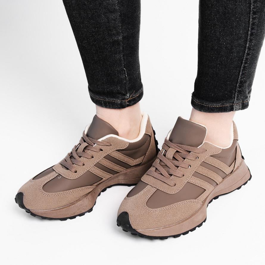 Кросівки жіночі Fashion Jacqueline 3923 р. 36 23 см Коричневий (10424747)