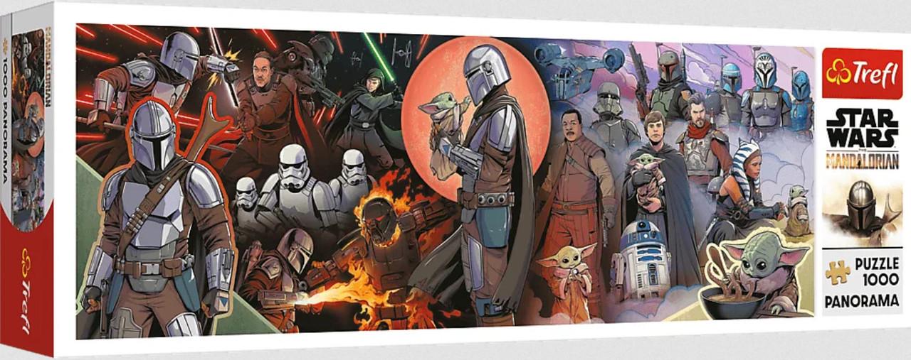 Пазл Trefl Приключения мандалорца Панорама 1000 эл.