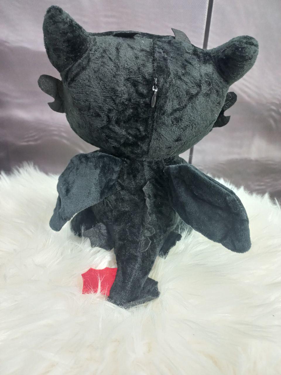 Мягкая игрушка дракон Беззубик ночная фурия Как приручить дракона 25 см Черный (9081/25) - фото 4