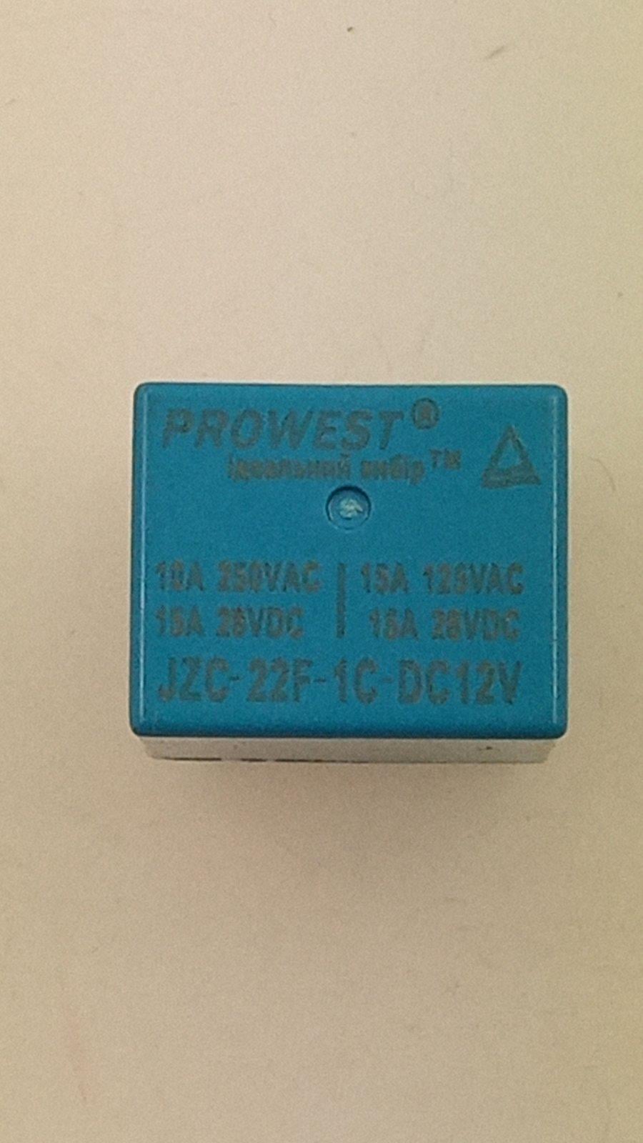 Реле JZC-22F-1C-DC12V 10A/240VAC/15A/28VDC