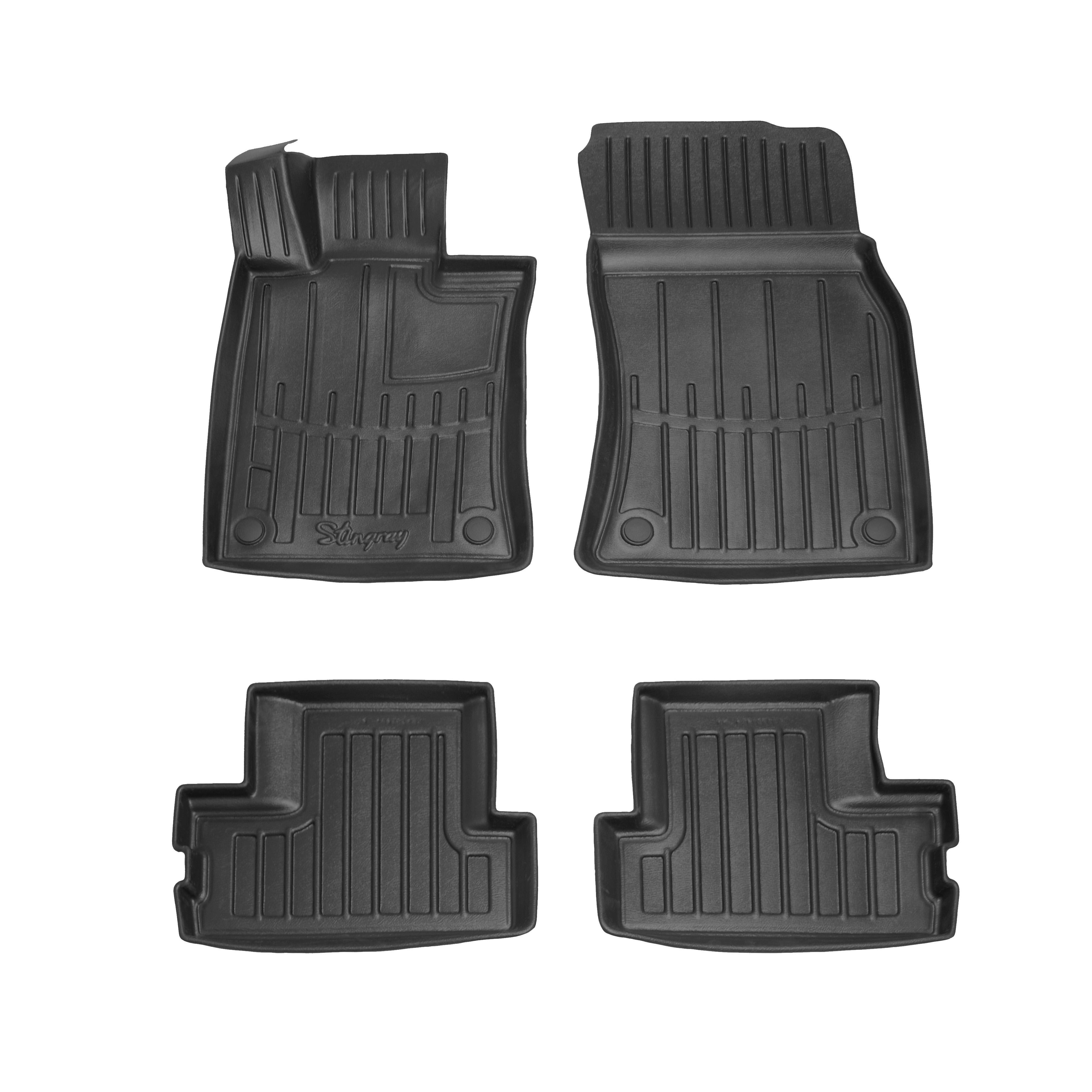 Коврики Stingray 3D для Mini Cooper R56/57 2006-2014 рр. полиуретан 4 шт. Черный (158331)